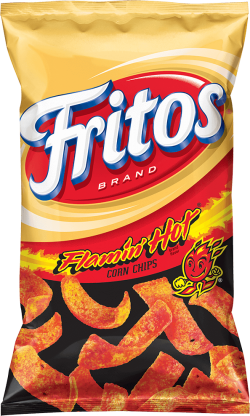 RUFFLES® FLAMIN' HOT® FLAVORED POTATO CHIPS